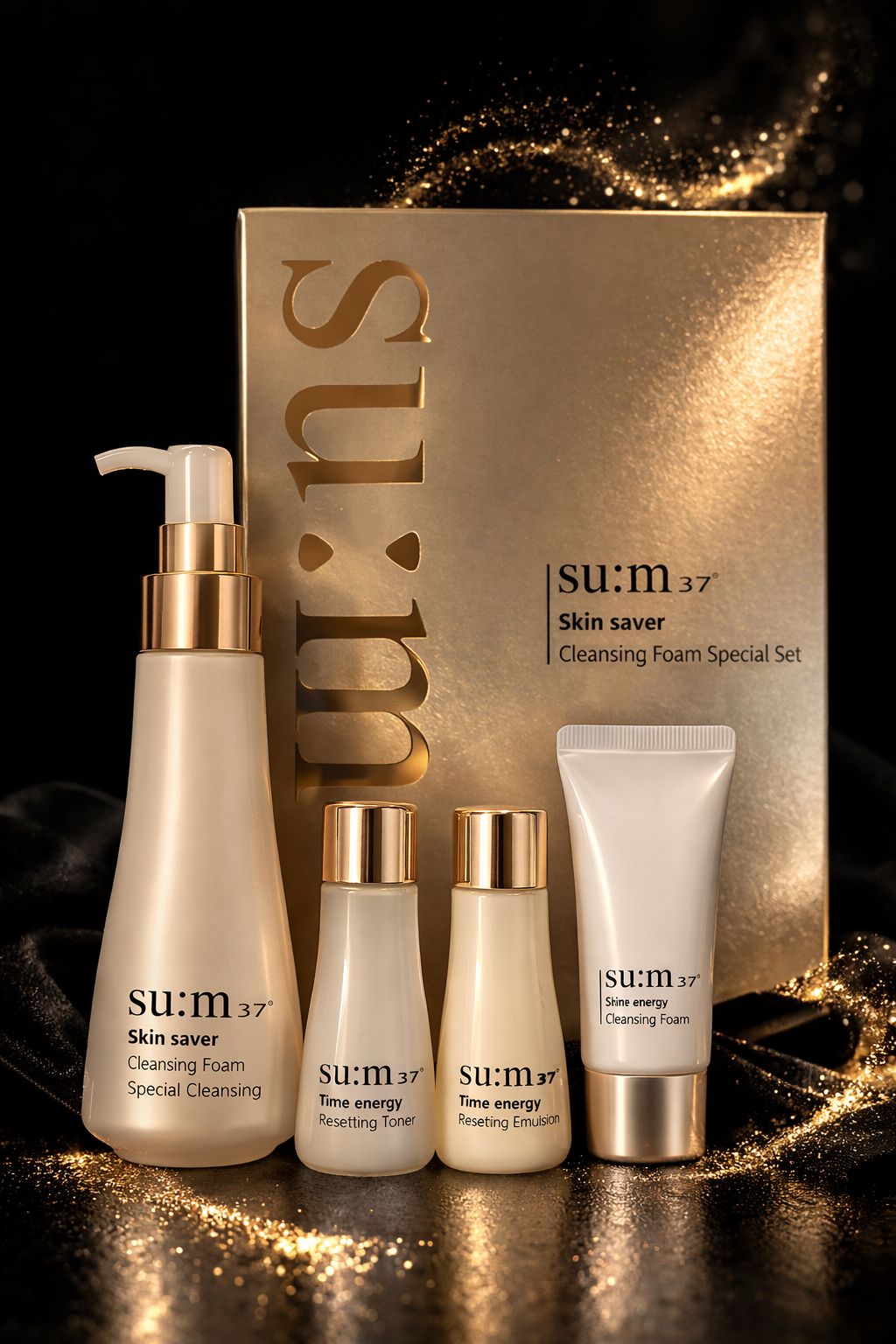 su:m37° Skin Saver Cleansing Foam Set