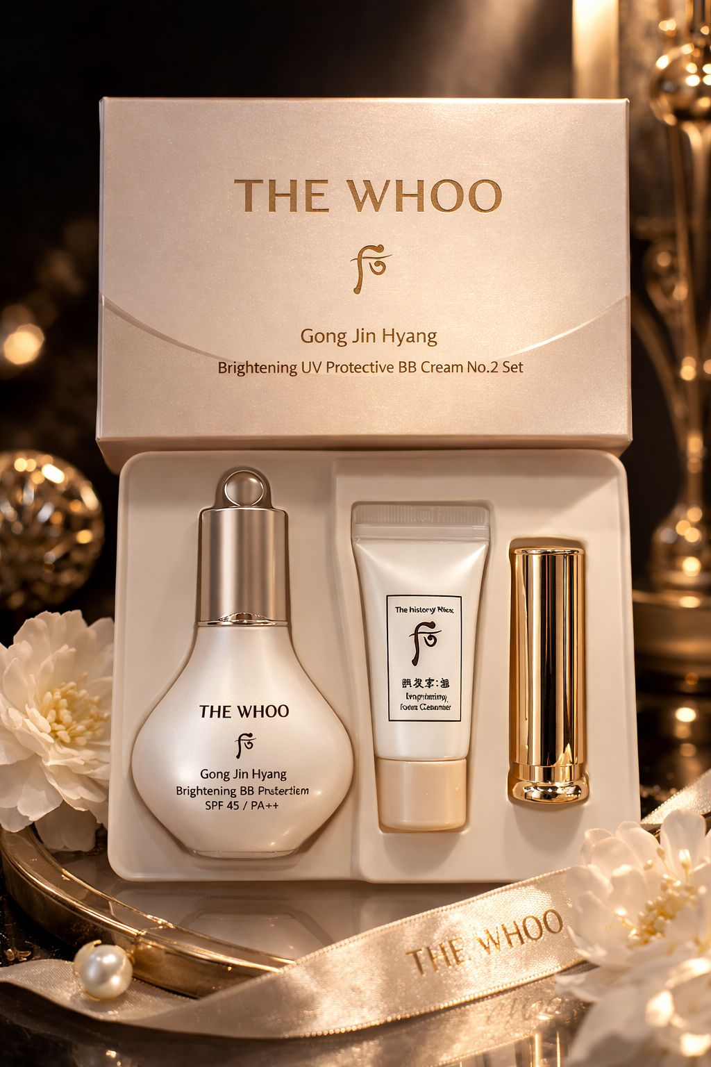 THE WHOO – Gong Jin Hyang Brightening UV Protective BB Cream Set